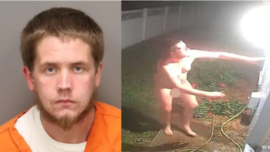 ‘He’s Lucky He Wasn’t Shot’ Naked Florida Man Caught on Video Terrorising Neighbourhood Homes