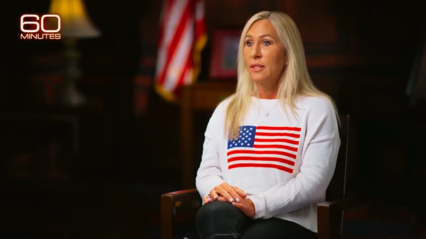 Marjorie Taylor Greene in CBS 60 minutes