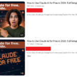 Compromised YouTube channels with AI-generated videos