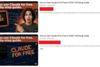 Compromised YouTube channels with AI-generated videos